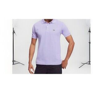 Lacoste Mens Polo Shirt  FRANCE  Lilac Size 6 NWT